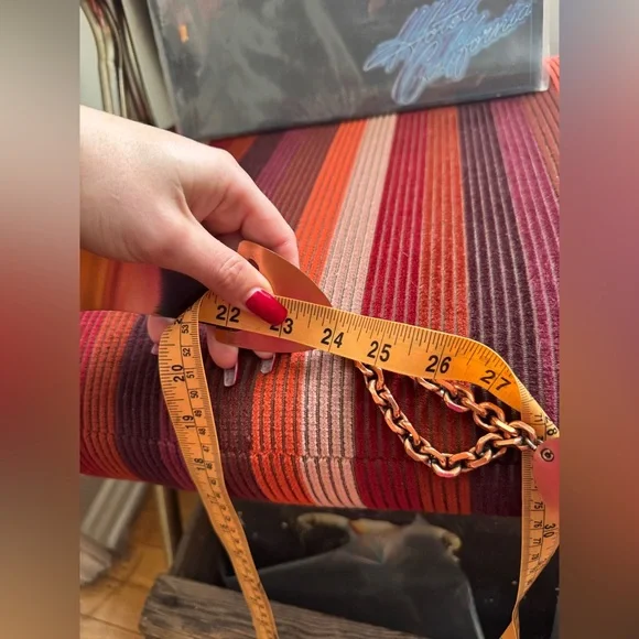 60s Vintage Leaf Copper Belt Sz SM - Picture 5 of 7